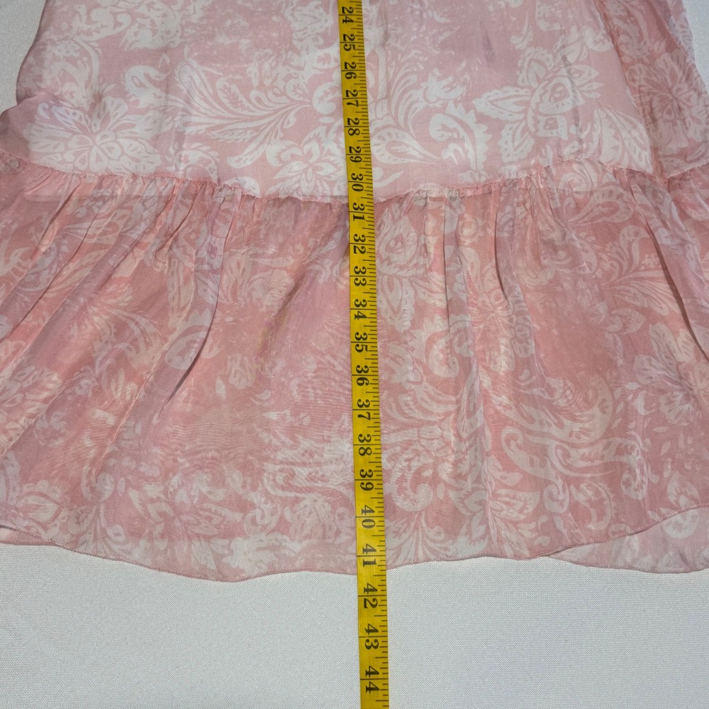Rosemarine Womens Halter Midi Dress Size S Pink Paisley Flowy Kentucky Derby - Picture 6 of 6
